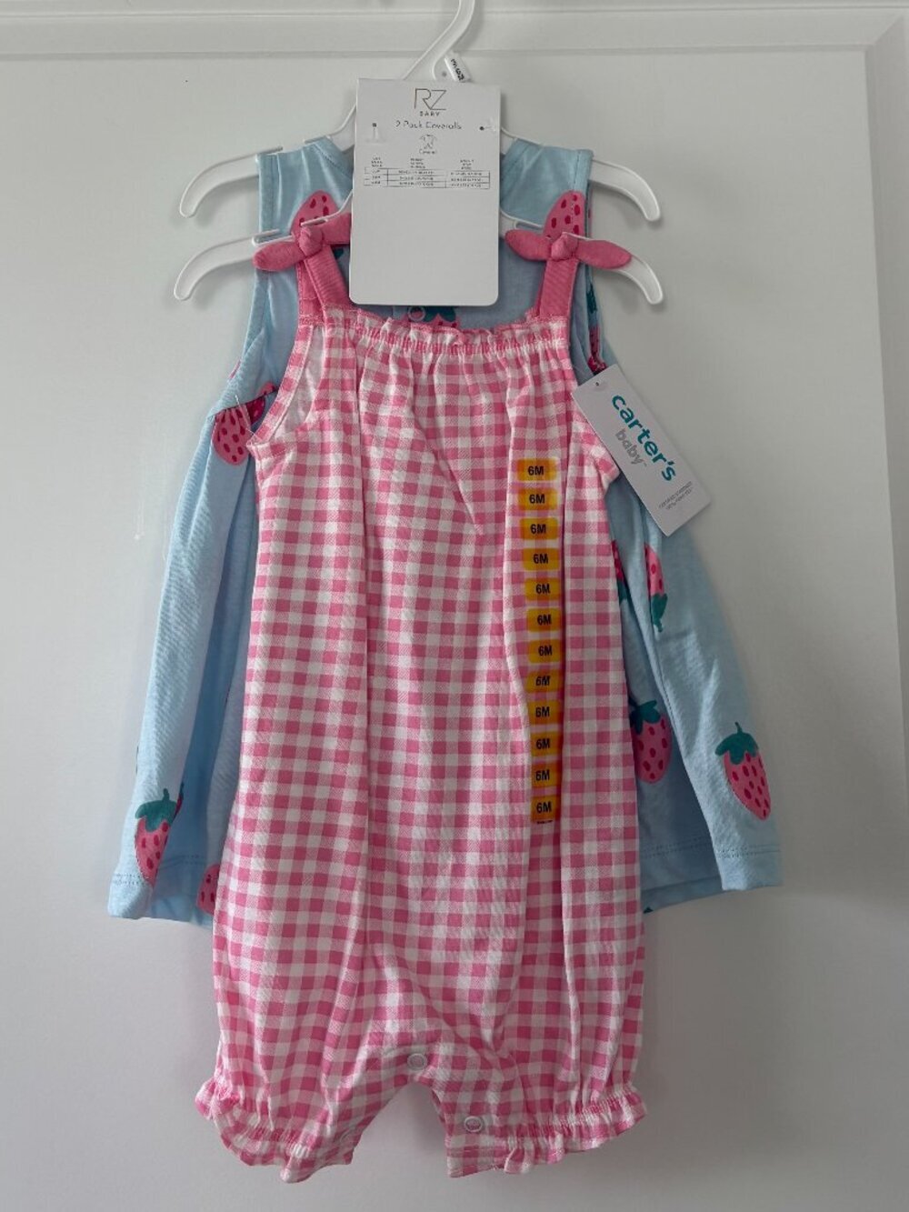 Carter's Baby Girl 2-Pack / 3-Piece Outfit Set Size 6 Months